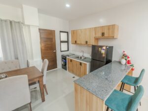 Interior: Dining area dress-up unit, ready for occupancy townhouse 