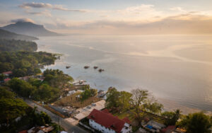 aerial view of Mozzafiato Lakeside Estate in Balate,Batangas 