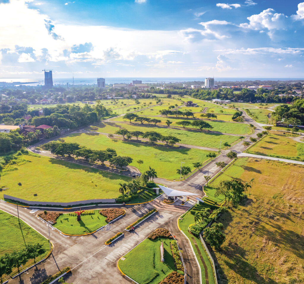 Aerial view of Centrale: Build your dream home in Bacolod, the City of Smiles. Enjoy vibrant city living with a welcoming community and endless opportunities.